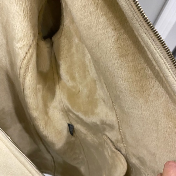 Marvin Richards suede faux fur jacket with hood - Picture 3 of 5